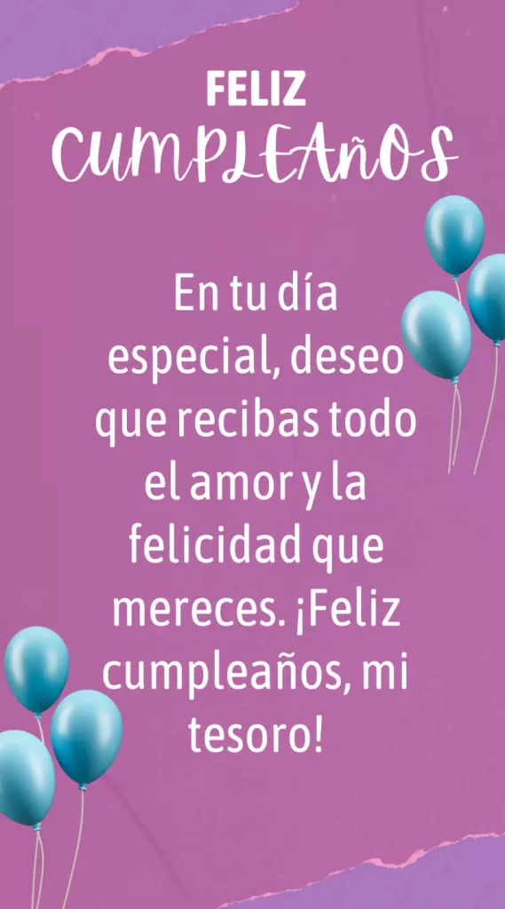 Feliz Cumpleaños hija mi tesoro